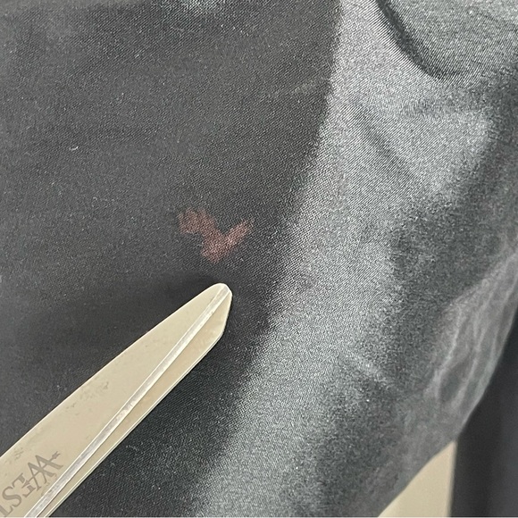 Lauren Ralph Lauren black Taffeta-Jersey bell sleeve stretch Dress size 12 - Picture 10 of 15